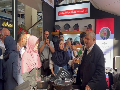 استقبال پرشور از غرفه نالینو در بیست وپنجمین نمایشگاه بین المللی لوازم خانگی تهران