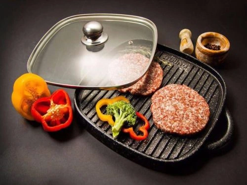 چه چیزهایی می توان روی ماهیتابه گریل چدنی پخت؟