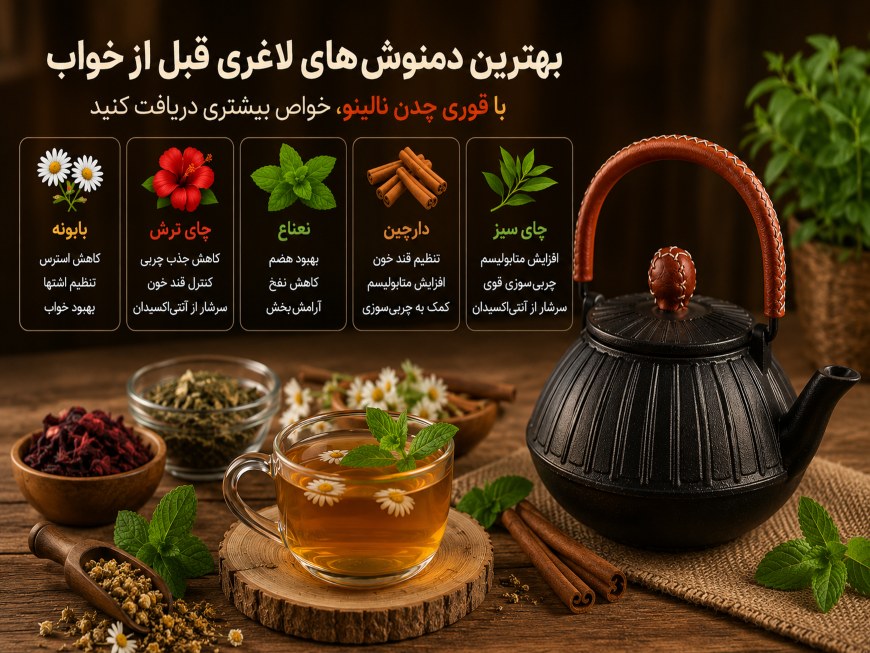 بهترین دمنوش های لاغری