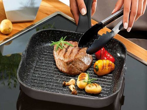 استیک در تابه گریل چدنی